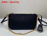 Prada Re Edition 2000 Saffiano Leather Mini Bag in Black Replica