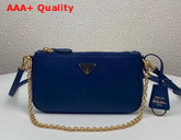 Prada Re Edition 2000 Saffiano Leather Mini Bag in Blue Replica