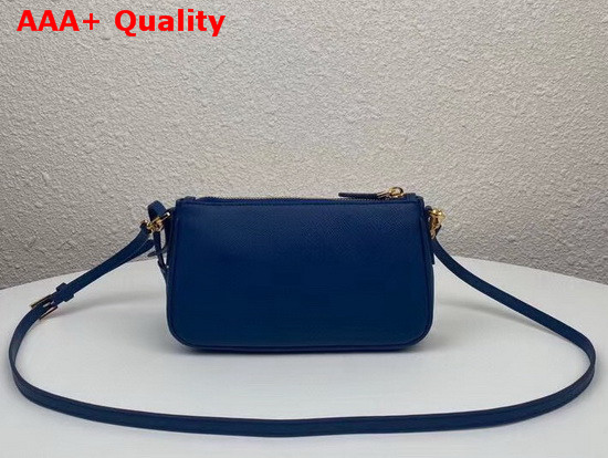 Prada Re Edition 2000 Saffiano Leather Mini Bag in Blue Replica