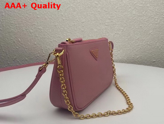 Prada Re Edition 2000 Saffiano Leather Mini Bag in Light Pink Replica