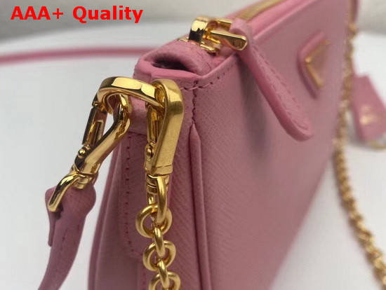 Prada Re Edition 2000 Saffiano Leather Mini Bag in Light Pink Replica