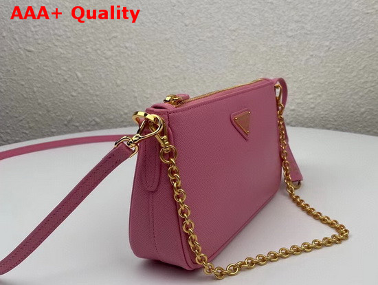 Prada Re Edition 2000 Saffiano Leather Mini Bag in Pink Replica