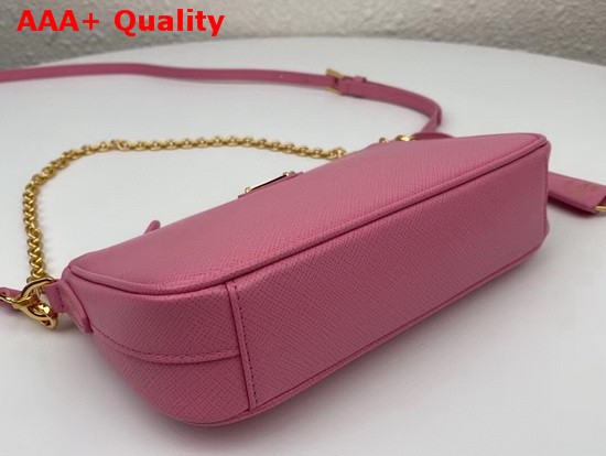 Prada Re Edition 2000 Saffiano Leather Mini Bag in Pink Replica