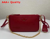 Prada Re Edition 2000 Saffiano Leather Mini Bag in Red Replica