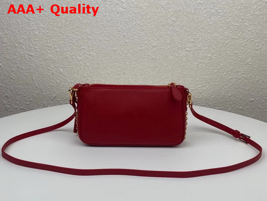 Prada Re Edition 2000 Saffiano Leather Mini Bag in Red Replica