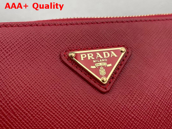 Prada Re Edition 2000 Saffiano Leather Mini Bag in Red Replica