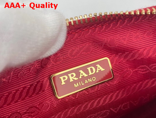 Prada Re Edition 2000 Saffiano Leather Mini Bag in Red Replica