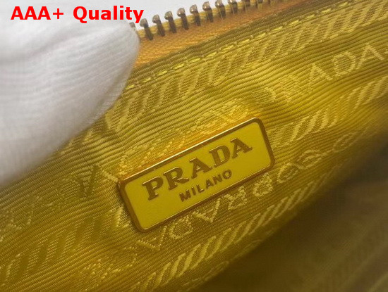 Prada Re Edition 2000 Saffiano Leather Mini Bag in Yellow Replica