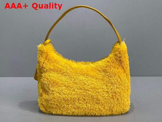 Prada Re Edition 2000 Terry Mini Bag Yellow and Black Replica