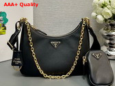 Prada Re Edition 2005 Leather Bag in Black 1BH204 Replica