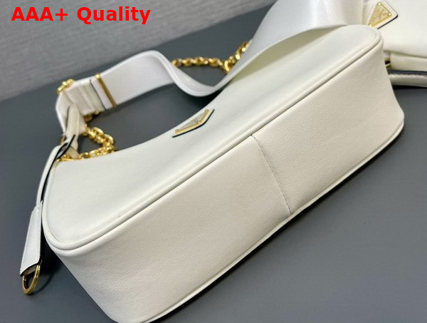 Prada Re Edition 2005 Leather Bag in White 1BH204 Replica