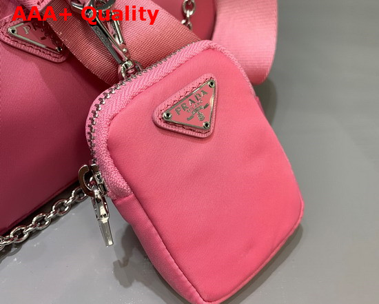 Prada Re Edition 2005 Nylon Shoulder Bag in Begonia Pink Replica