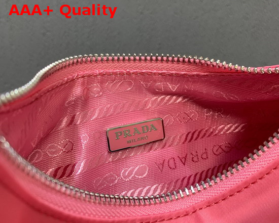 Prada Re Edition 2005 Nylon Shoulder Bag in Begonia Pink Replica