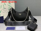 Prada Re Edition 2005 Nylon Shoulder Bag in Black Replica