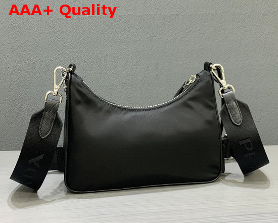 Prada Re Edition 2005 Nylon Shoulder Bag in Black Replica