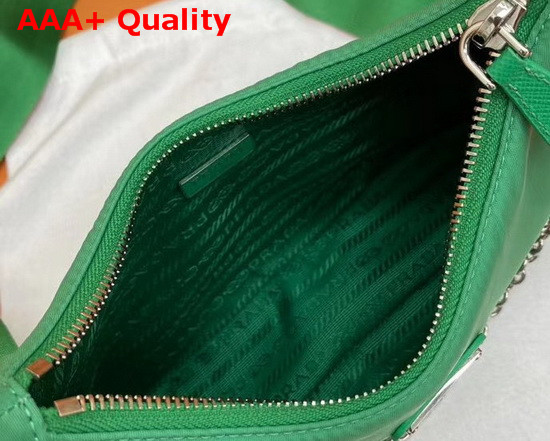 Prada Re Edition 2005 Nylon Shoulder Bag in Green Replica