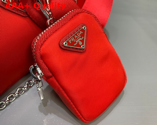 Prada Re Edition 2005 Nylon Shoulder Bag in Red Replica