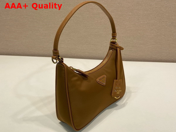 Prada Re Edition 2005 Re Nylon and Saffiano Mini Bag in Brown 1N204M Replica