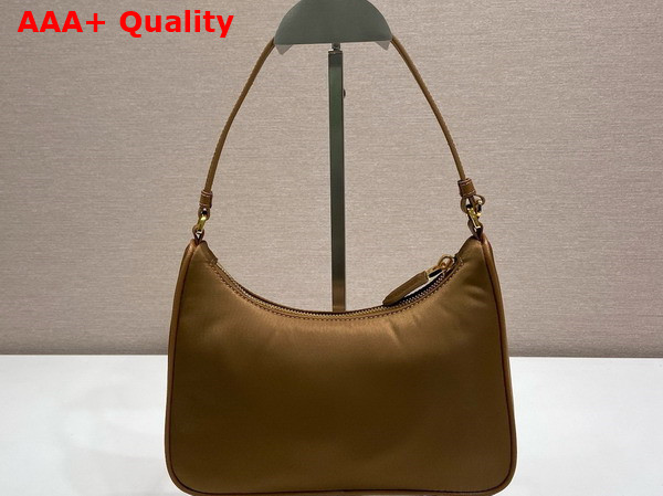 Prada Re Edition 2005 Re Nylon and Saffiano Mini Bag in Brown 1N204M Replica