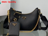 Prada Re Edition 2005 Saffiano Leather Bag in Black 1BH204 Replica