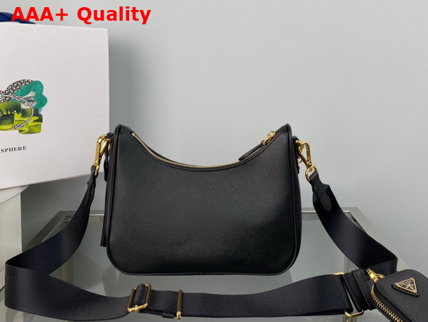 Prada Re Edition 2005 Saffiano Leather Bag in Black 1BH204 Replica