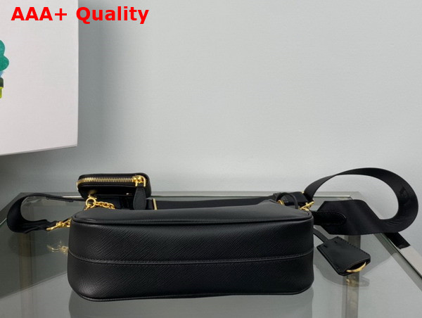 Prada Re Edition 2005 Saffiano Leather Bag in Black 1BH204 Replica