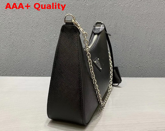 Prada Re Edition 2005 Saffiano Leather Bag in Black Replica