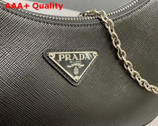 Prada Re Edition 2005 Saffiano Leather Bag in Black Replica