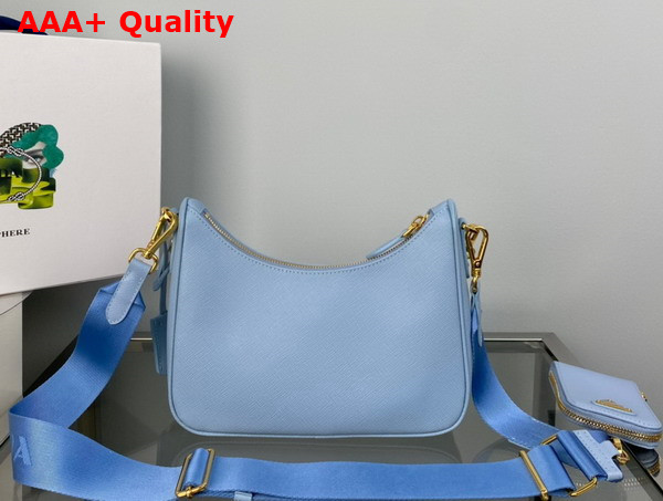 Prada Re Edition 2005 Saffiano Leather Bag in Pale Blue 1BH204 Replica