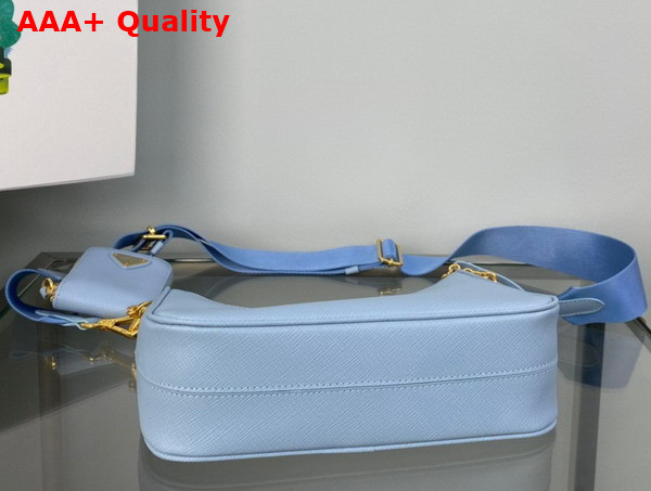 Prada Re Edition 2005 Saffiano Leather Bag in Pale Blue 1BH204 Replica