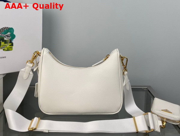 Prada Re Edition 2005 Saffiano Leather Bag in White 1BH204 Replica