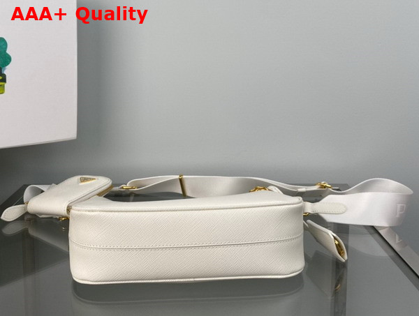 Prada Re Edition 2005 Saffiano Leather Bag in White 1BH204 Replica