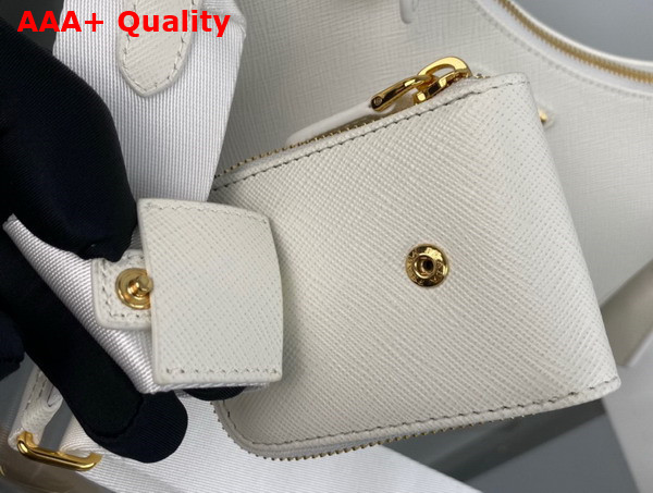 Prada Re Edition 2005 Saffiano Leather Bag in White 1BH204 Replica