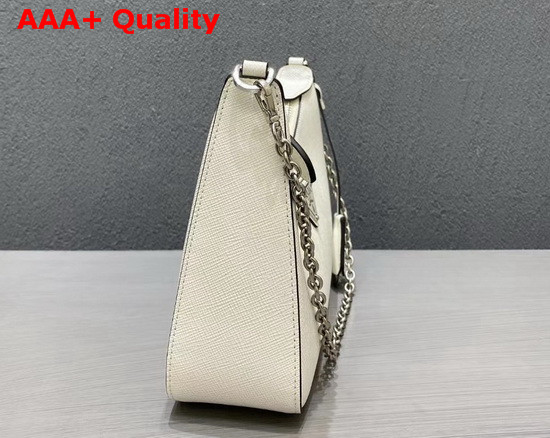 Prada Re Edition 2005 Saffiano Leather Bag in White Replica