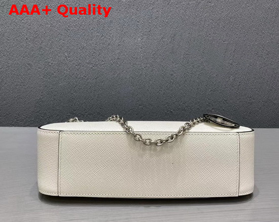 Prada Re Edition 2005 Saffiano Leather Bag in White Replica