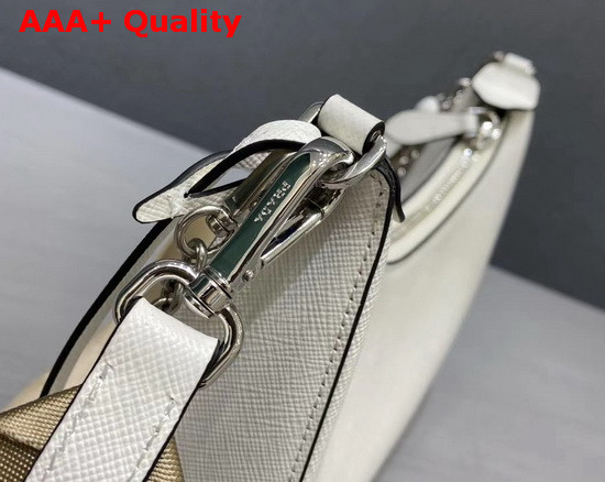 Prada Re Edition 2005 Saffiano Leather Bag in White Replica