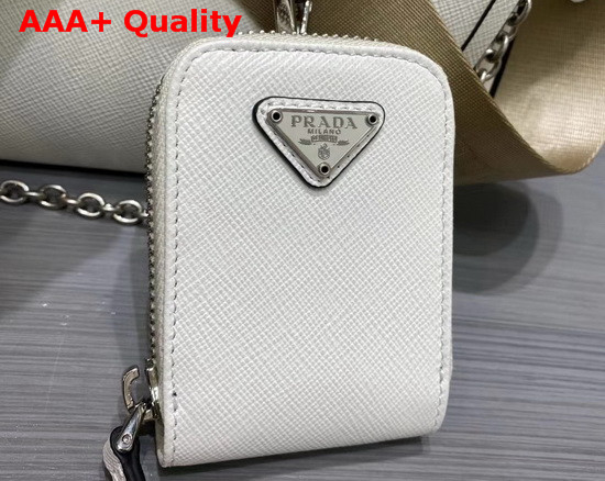 Prada Re Edition 2005 Saffiano Leather Bag in White Replica