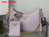 Prada Re Edition 2005 Saffiano Leather Bag in Wisteria 1BH204 Replica