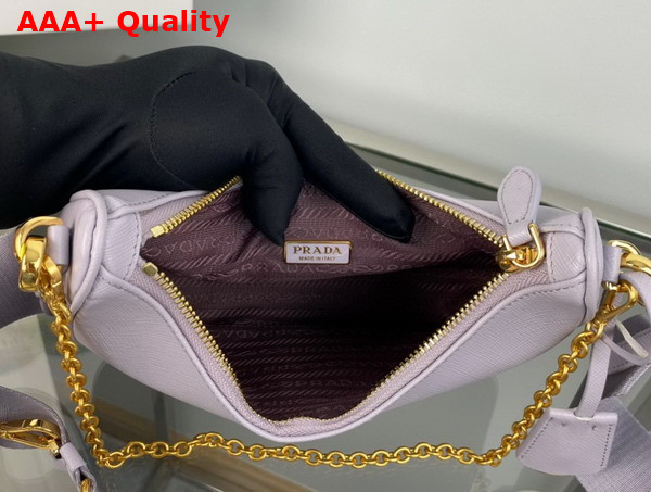 Prada Re Edition 2005 Saffiano Leather Bag in Wisteria 1BH204 Replica