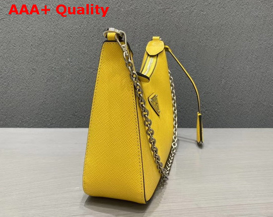 Prada Re Edition 2005 Saffiano Leather Bag in Yellow Replica