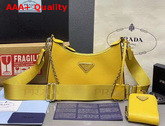 Prada Re Edition 2005 Saffiano Leather Bag in Yellow Replica