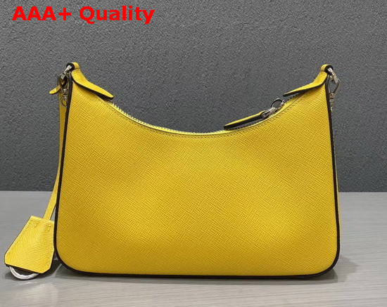 Prada Re Edition 2005 Saffiano Leather Bag in Yellow Replica