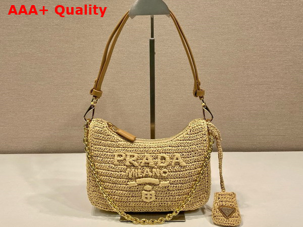 Prada Re Edition Crochet Mini Bag in Natural 1BC204 Replica