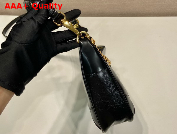 Prada Re Edition Leather Mini Bag in Black 1BC204 Replica