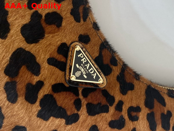 Prada Re Edition Printed Leather Mini Bag in Honey 1BC204 Replica