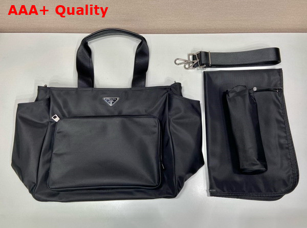 Prada Re Nylon Baby Bag in Black 1BG102 Replica