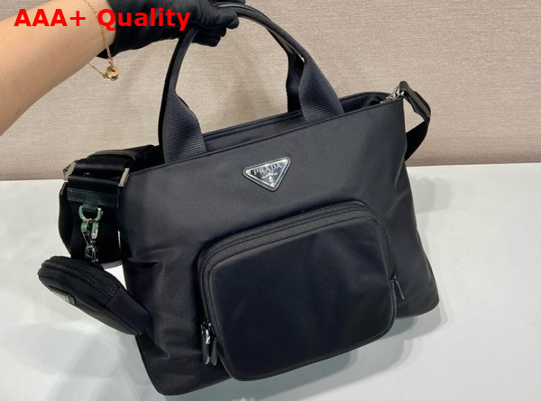 Prada Re Nylon Baby Bag in Black 1BG354 Replica