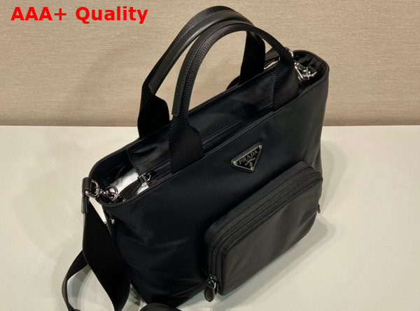 Prada Re Nylon Baby Bag in Black 1BG354 Replica