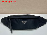 Prada Re Nylon Belt Bag in Black 1BL034 Replica