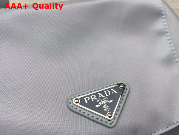 Prada Re Nylon Medium Backpack with Pouch in Cornflower 1BZ811 Replica